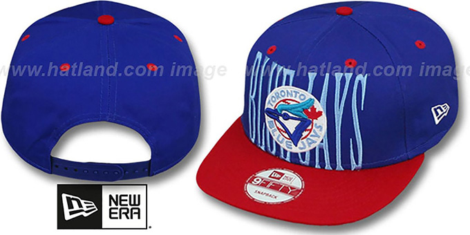 Blue Jays COOP 'STEP-ABOVE SNAPBACK' Royal-Red Hat by New Era