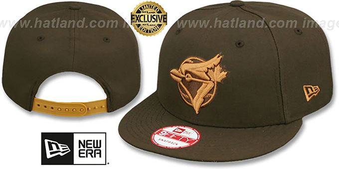 Blue Jays COOP 'TEAM-BASIC SNAPBACK' Brown-Wheat Hat by New Era