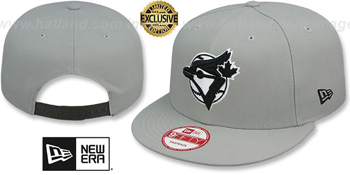 Blue Jays COOP 'TEAM-BASIC SNAPBACK' Grey-Black Hat by New Era