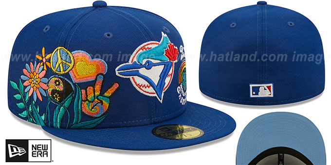 Blue Jays 'GROOVY' Royal Fitted Hat by New Era