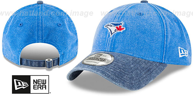 Blue Jays 'GW RUGGED CANVAS STRAPBACK' Royal-Navy Hat by New Era