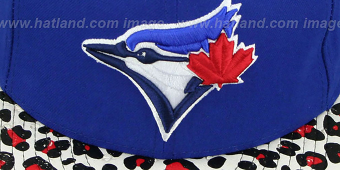 Blue Jays 'OSTRICH-LEOPARD STRAPBACK' Hat by New Era