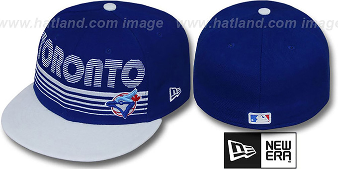 Blue Jays 'PUNCHOUT' Royal-White Fitted Hat by New Era