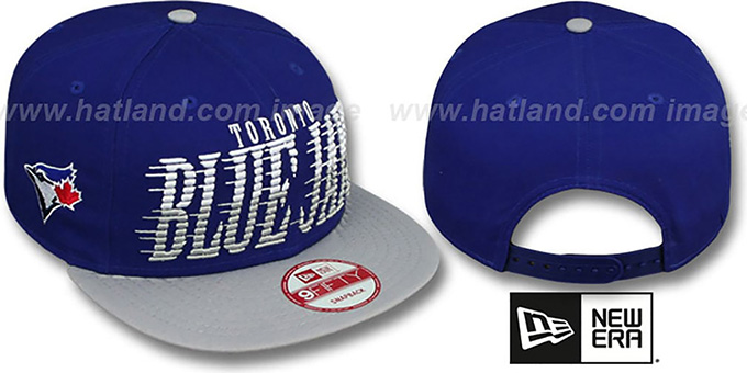 Blue Jays 'SAILTIP SNAPBACK' Royal-Grey Hat by New Era