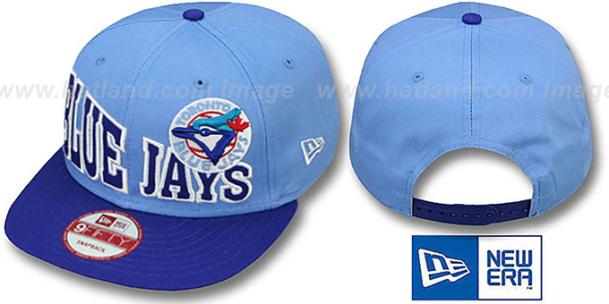 Blue Jays 'STOKED SNAPBACK' Sky-Royal Hat by New Era