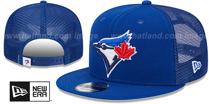 Blue Jays 'TEAM-BASIC TRUCKER SNAPBACK' Royal Hat by New Era