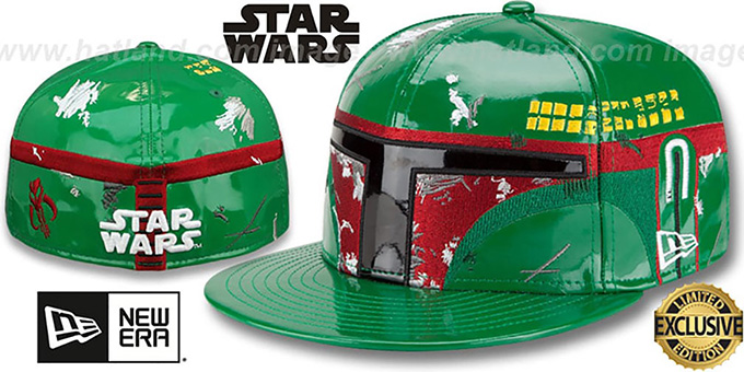 Boba Fett 'CHARACTER FACE' Fitted Hat by New Era