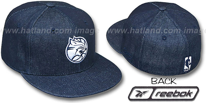 Bobcats 'NAVY DENIM' Fitted Hat by Reebok