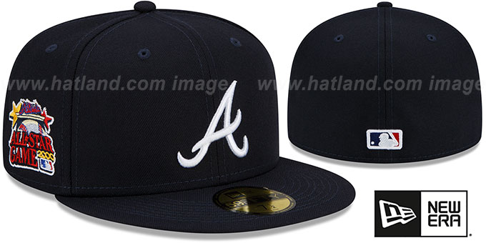 Braves 2000 'ALL STAR GAME SIDE-PATCH UP' Fitted Hat by New Era