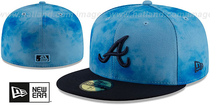 Braves '2019 FATHERS DAY' Fitted Hat by New Era