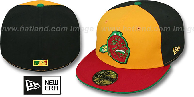 Braves COOP 'RASTA FASHION' Fitted Hat by New Era