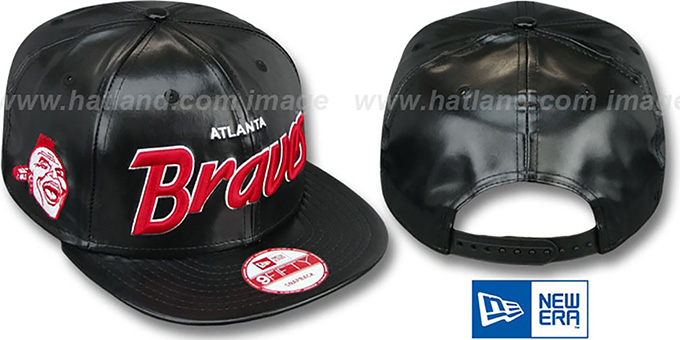 Braves COOP 'REDUX SNAPBACK' Black Hat by New Era