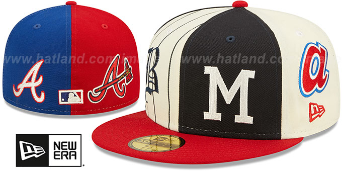 Braves 'EVOLUTION PINWHEEL' Fitted Hat by New Era