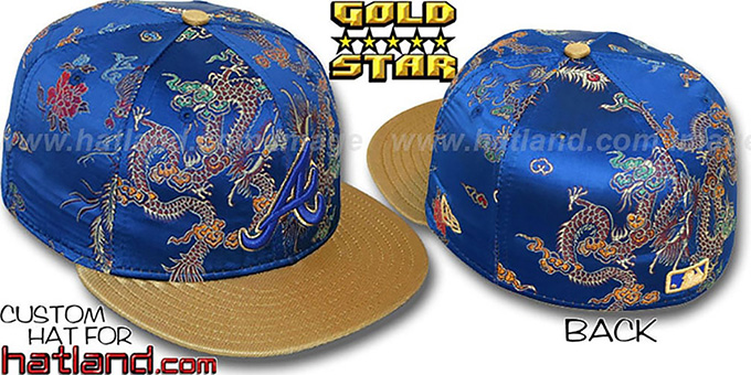 Braves 'SATIN DRAGONS' Royal-Gold Fitted Hat by New Era