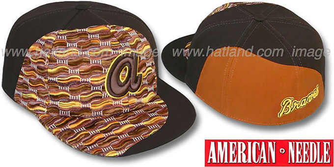 Braves 'SWEATER SWIRL' Brown Hat by American Needle