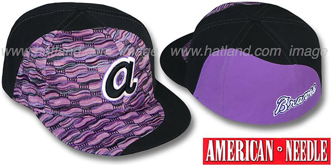 Braves 'SWEATER SWIRL' Purple Hat by American Needle