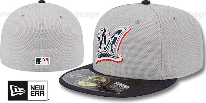 Brewers 2013 'JULY 4TH STARS N STRIPES' Hat by New Era