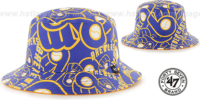 Brewers 'BRAVADO BUCKET' Hat by Twins 47 Brand