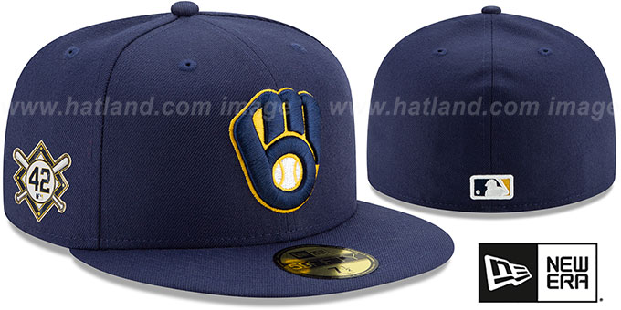 Brewers 'JACKIE ROBINSON' HOME Hat by New Era