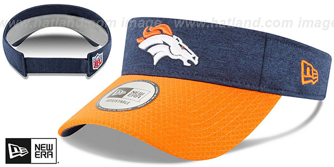 Broncos '18 NFL STADIUM' Navy-Orange Visor by New Era