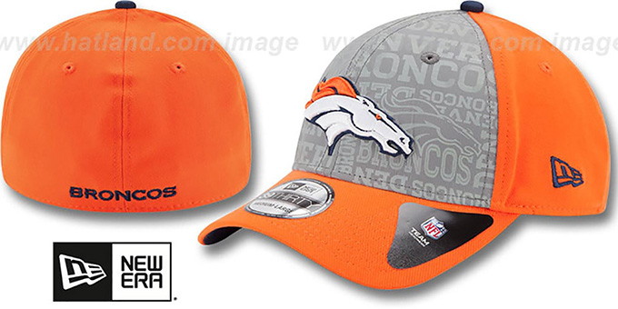 Broncos '2014 NFL DRAFT FLEX' Orange Hat by New Era