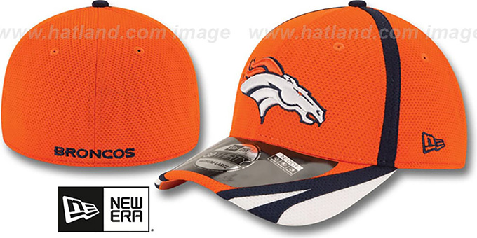 Broncos '2014 NFL TRAINING FLEX' Orange Hat by New Era