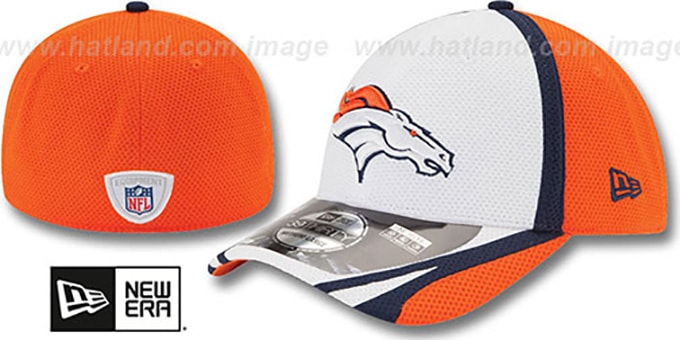 Broncos '2014 NFL TRAINING FLEX' White Hat by New Era