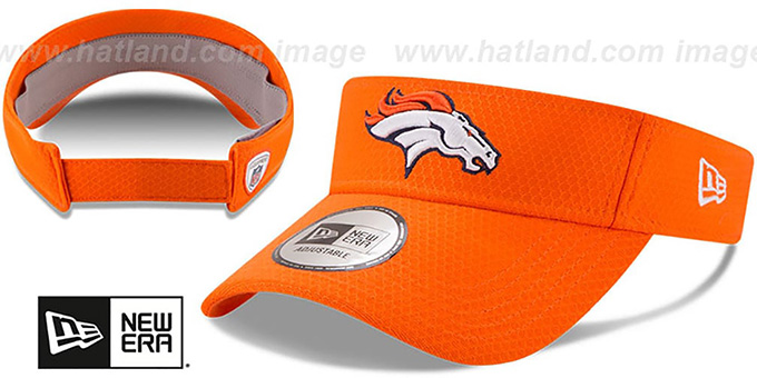 Broncos '2017 NFL TRAINING VISOR' Orange by New Era