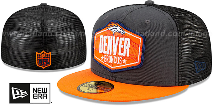 Broncos '2021 NFL TRUCKER DRAFT' Fitted Hat by New Era