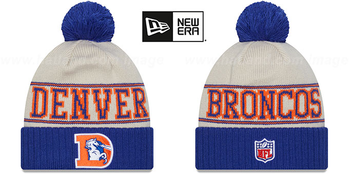 Broncos 2023 'HISTORIC SIDELINE' Knit Beanie Hat by New Era