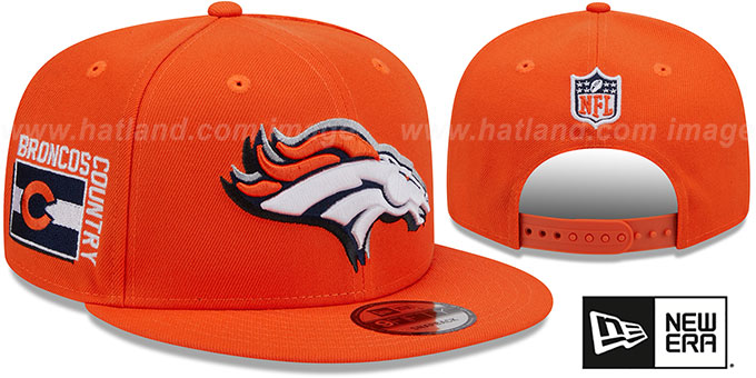 Broncos 2024 'NFL DRAFT SNAPBACK' Orange Hat by New Era