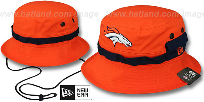 Broncos 'ADVENTURE' Orange Bucket Hat by New Era