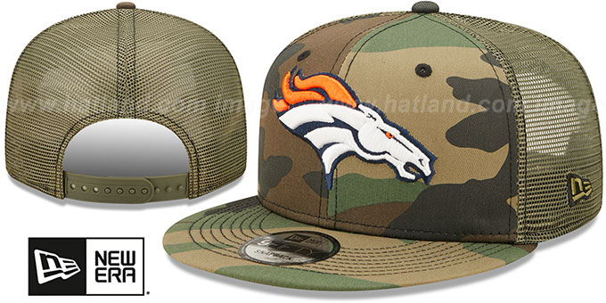 Broncos 'ARMY CAMO TRUCKER' Hat by New Era