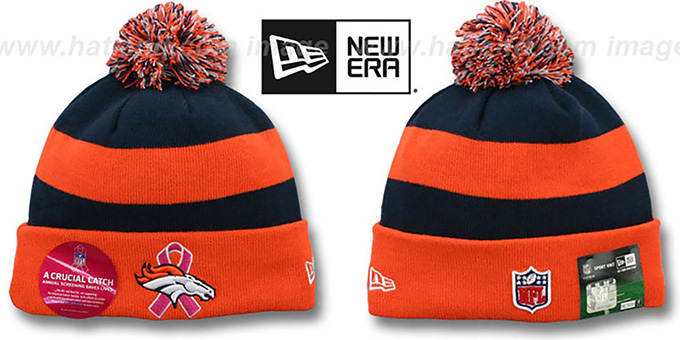 Broncos 'BCA CRUCIAL CATCH' Knit Beanie Hat by New Era