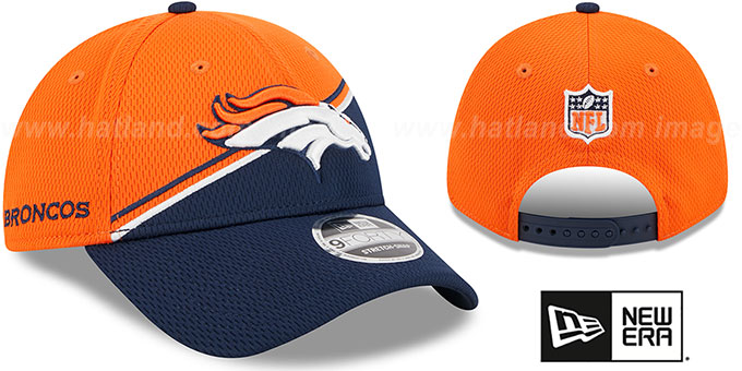 Broncos 'DASHMARK SIDELINE SNAPBACK' Orange-Navy Hat by New Era