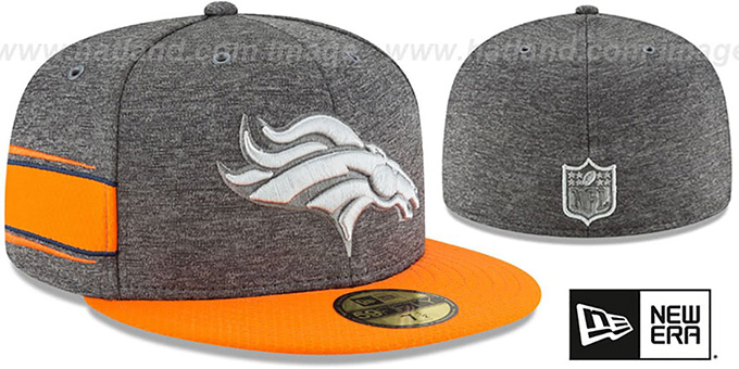 Broncos 'HOME ONFIELD STADIUM' Charcoal-Orange Fitted Hat by New Era