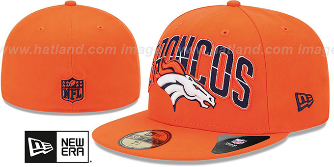 Broncos 'NFL 2013 DRAFT' Orange 59FIFTY Fitted Hat by New Era