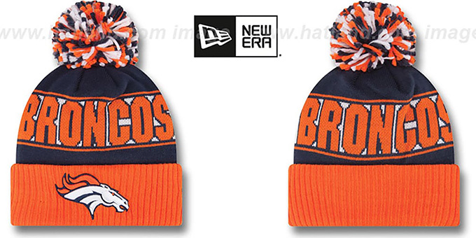 Broncos 'REP-UR-TEAM' Knit Beanie Hat by New Era