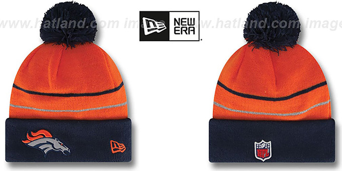 Broncos 'THANKSGIVING DAY' Knit Beanie Hat by New Era