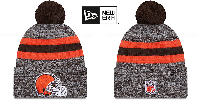 Cleveland Browns 2023 SIDELINE Knit Beanie Hat by New Era