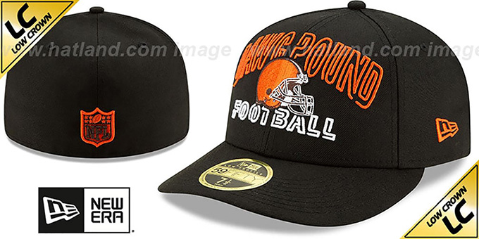 Browns 'LOW-CROWN ALT 2020 NFL VIRTUAL DRAFT' Black Fitted Hat by New Era