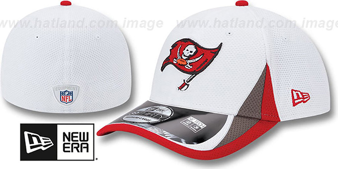 Buccaneers '2013 NFL TRAINING FLEX' White Hat by New Era