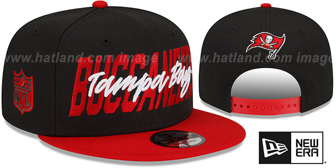 Buccaneers '2022 NFL DRAFT SNAPBACK' Black-Red Hat by New Era