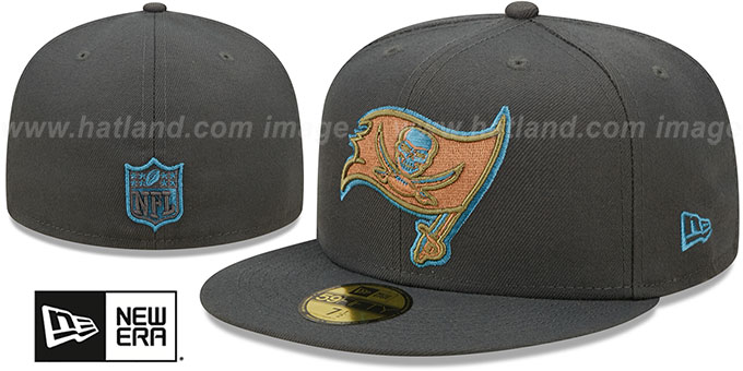 Buccaneers 'COLOR PACK MULTI' Charcoal Fitted Hat by New Era