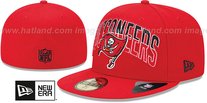 Buccaneers 'NFL 2013 DRAFT' Red 59FIFTY Fitted Hat by New Era