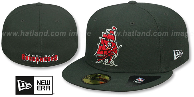 Buccaneers 'NFL SHIP TEAM-BASIC' Grey Fitted Hat by New Era