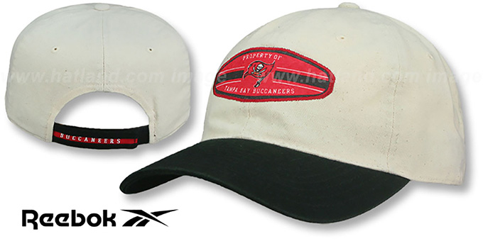 Buccaneers 'OLD TIMER' Oatmeal-Black Hat by Reebok