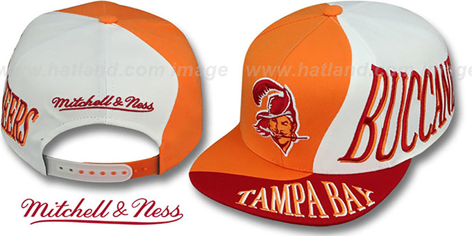 Buccaneers 'THE SKEW SNAPBACK' Hat by Mitchell and Ness