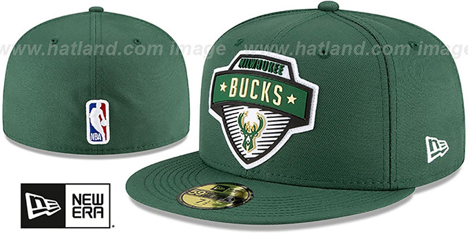 Bucks '2020 NBA TIP OFF' Green Fitted Hat by New Era