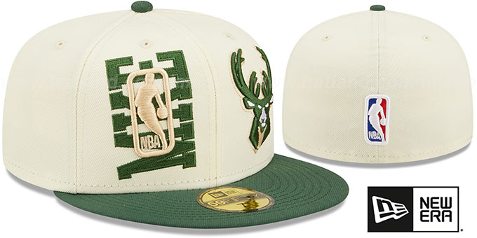 Bucks '2022 NBA DOUBLE WHAMMY DRAFT' Fitted Hat by New Era